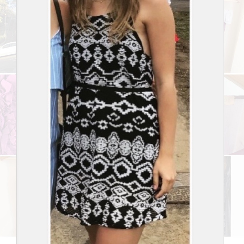 Ecote Urban Outfitters Pattern Dress